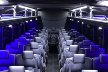 Norwalk Charter Bus Interior