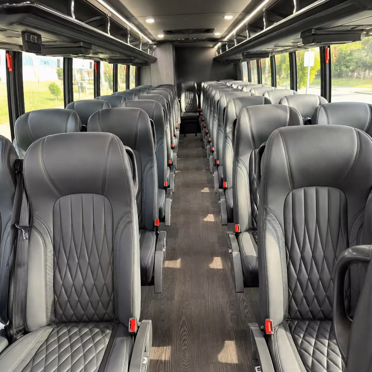 25 passenger minibus interior