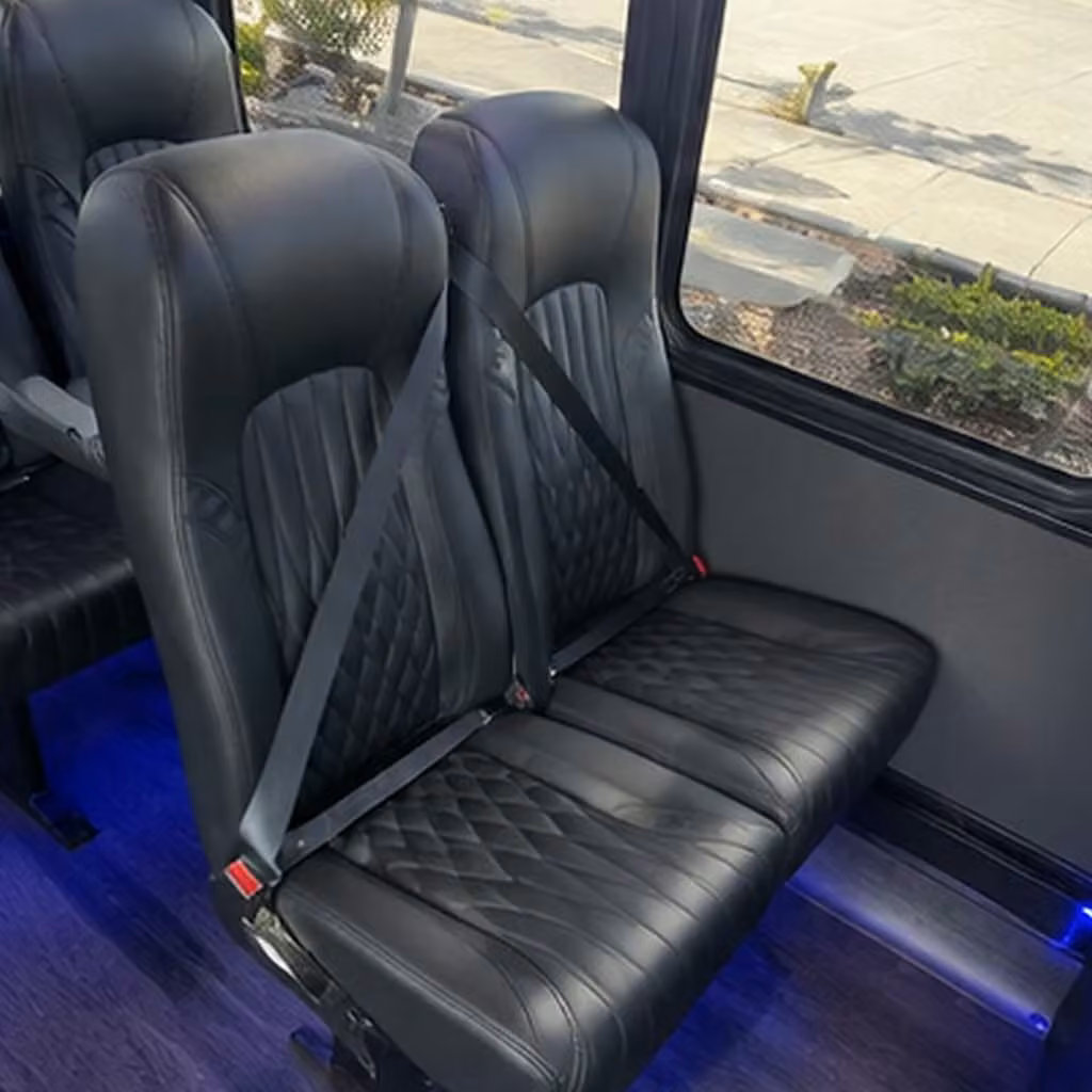 35 passenger minibus interior