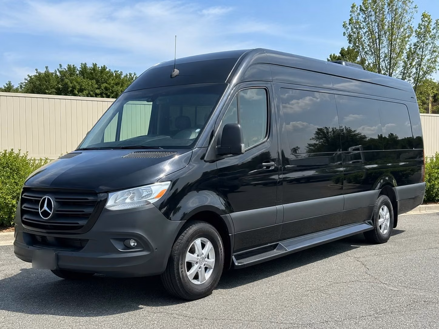 sprinter van with driver